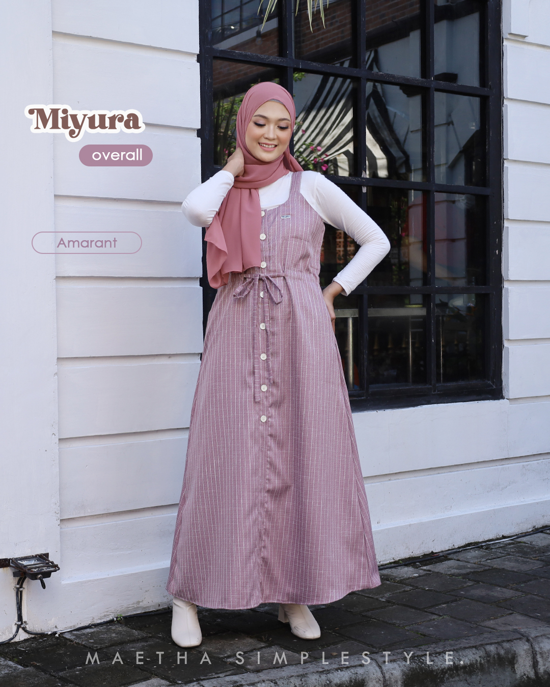 Miyura Overall Amarant