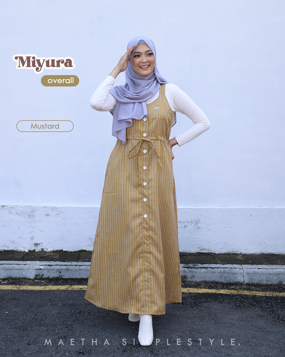 Miyura Overall Mustard