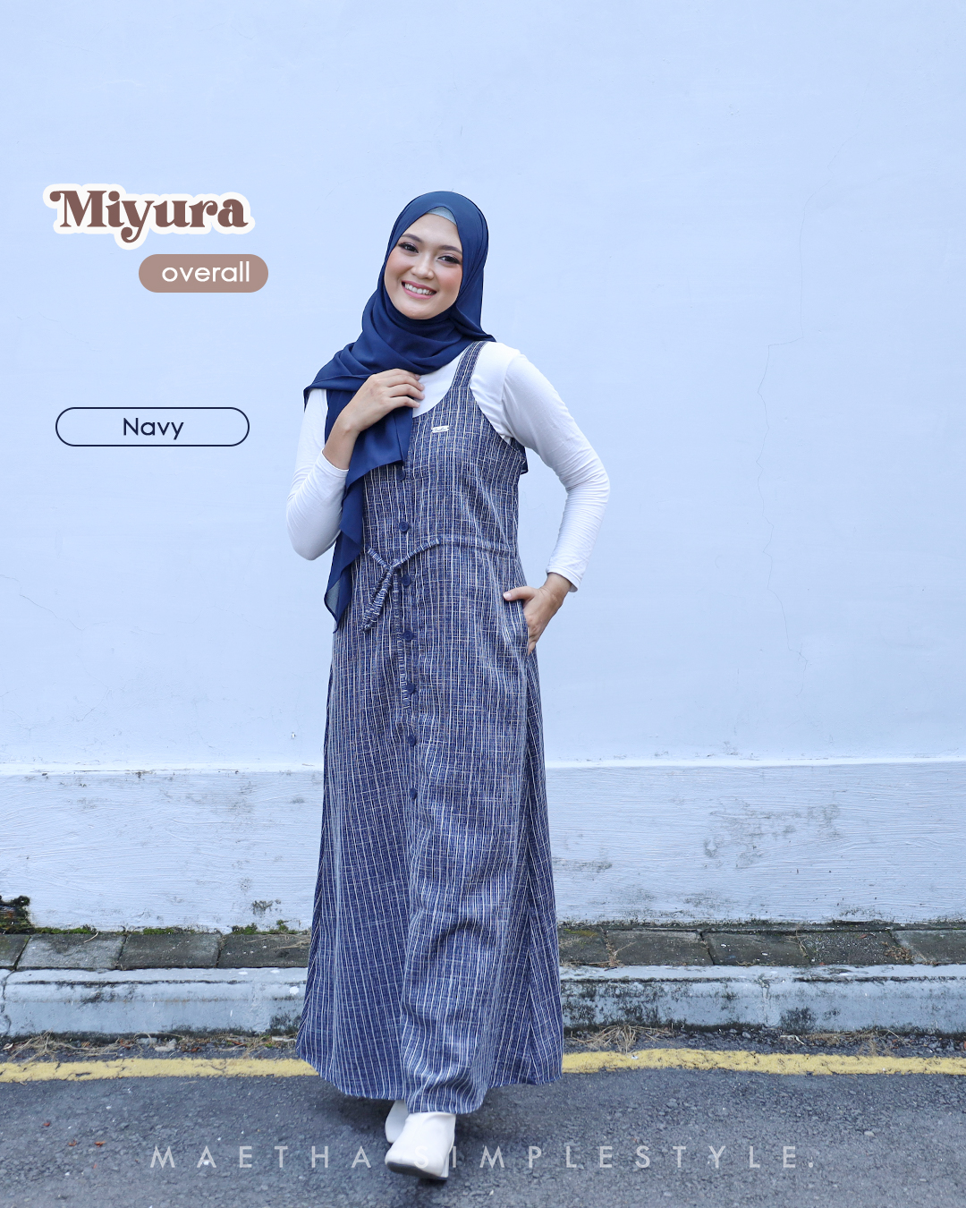 Miyura Overall Navy