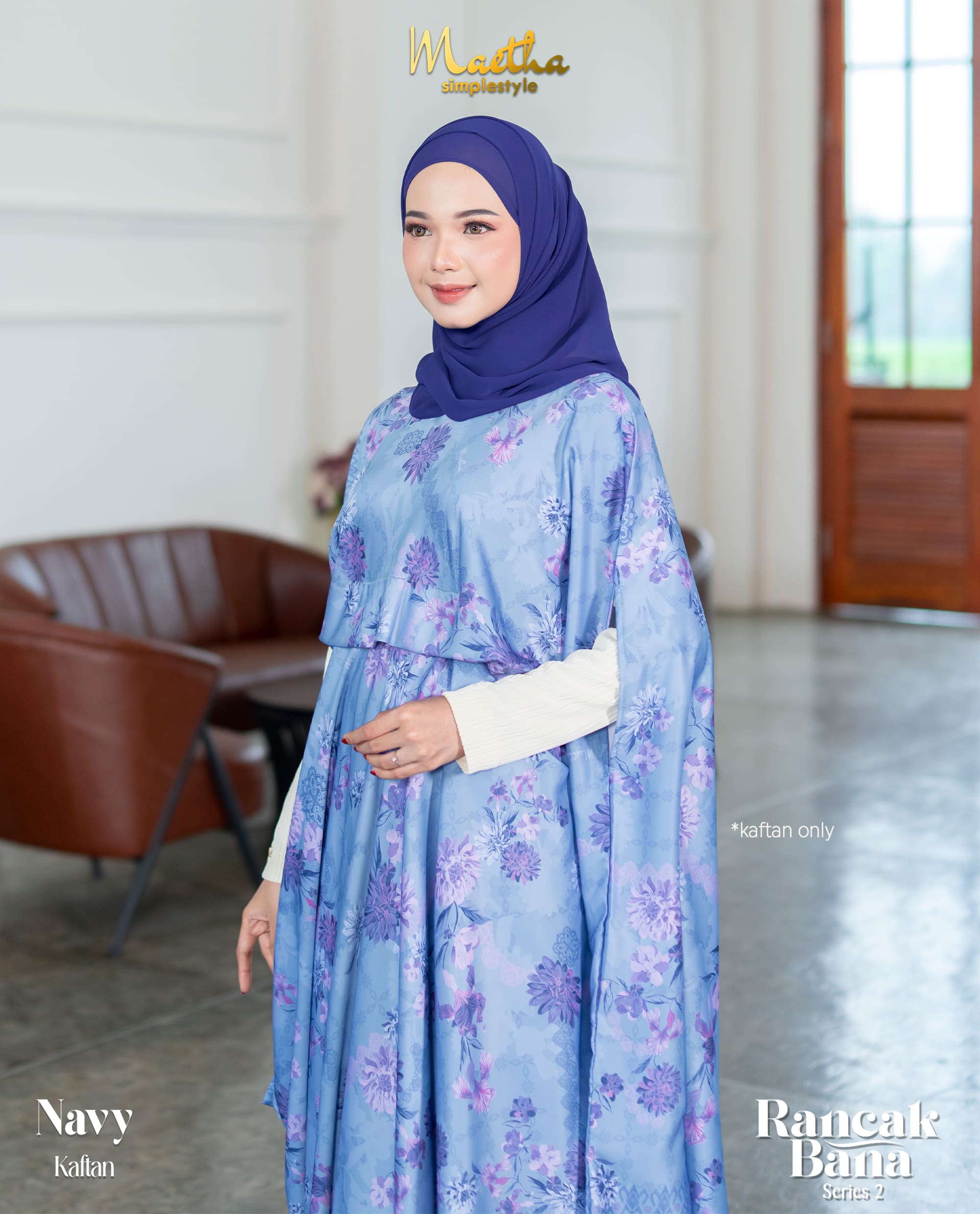 Rancak Bana 2 Pashmina Navy