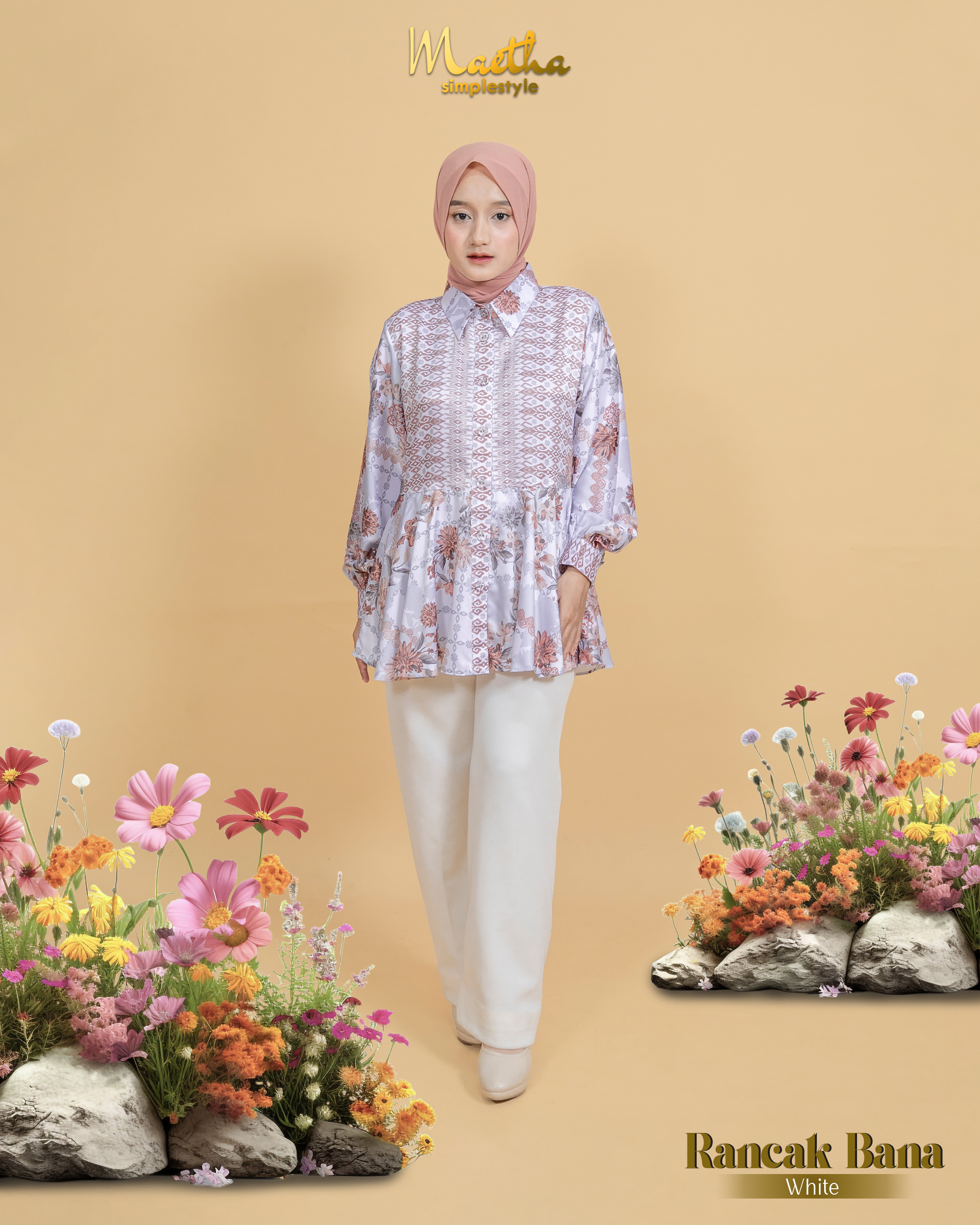 Rancak Bana Blouse White