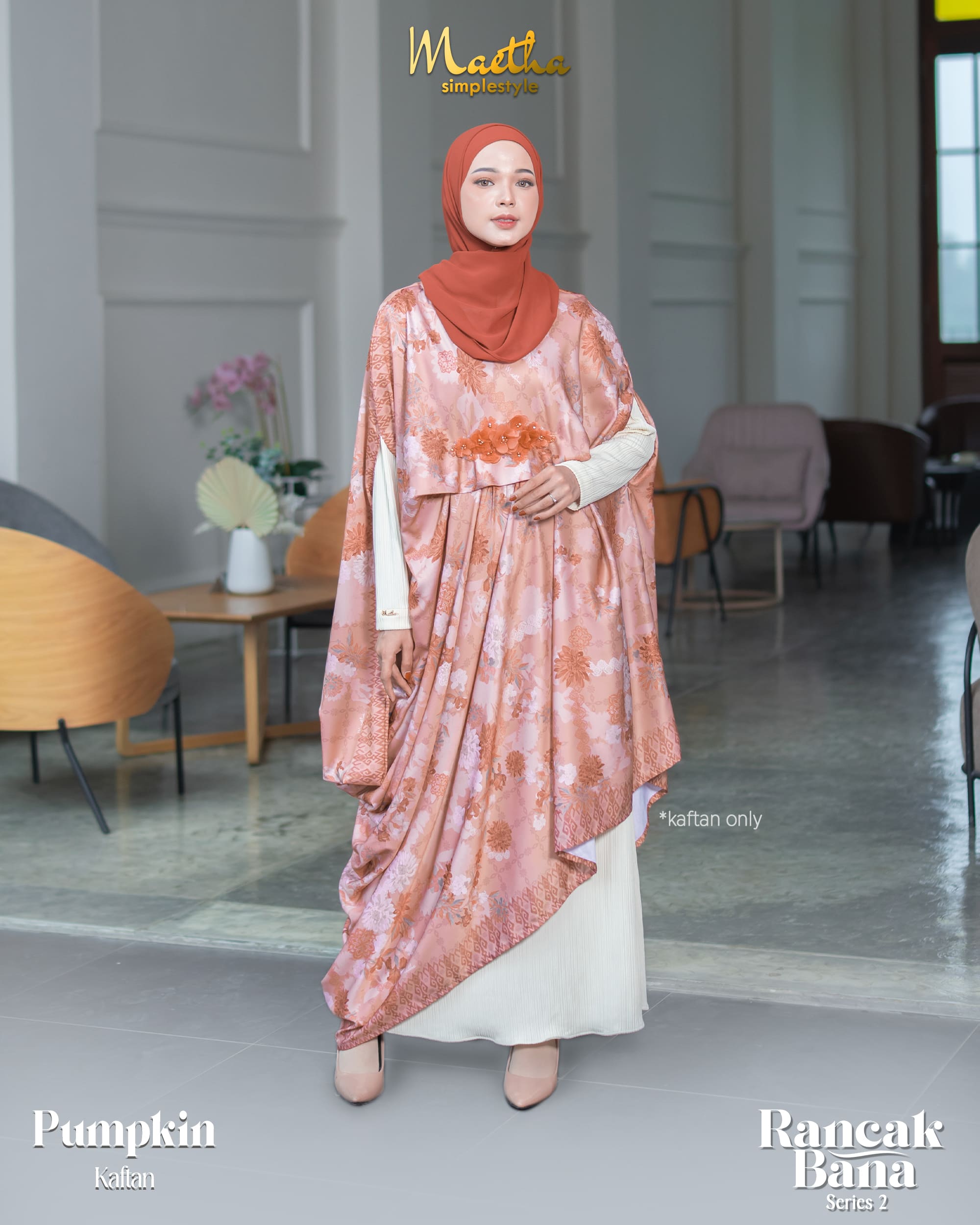 Rancak Bana Kaftan Pumpkin