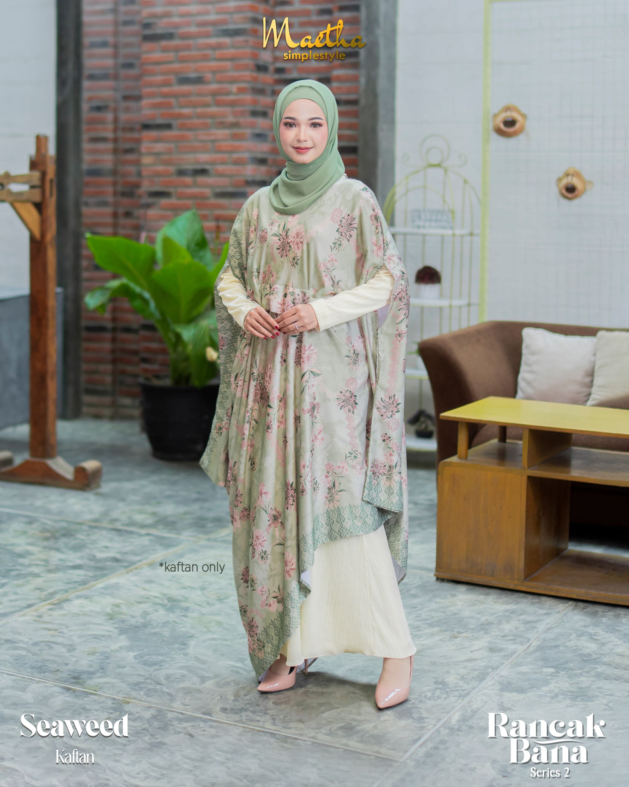 Rancak Bana Kaftan Seaweed