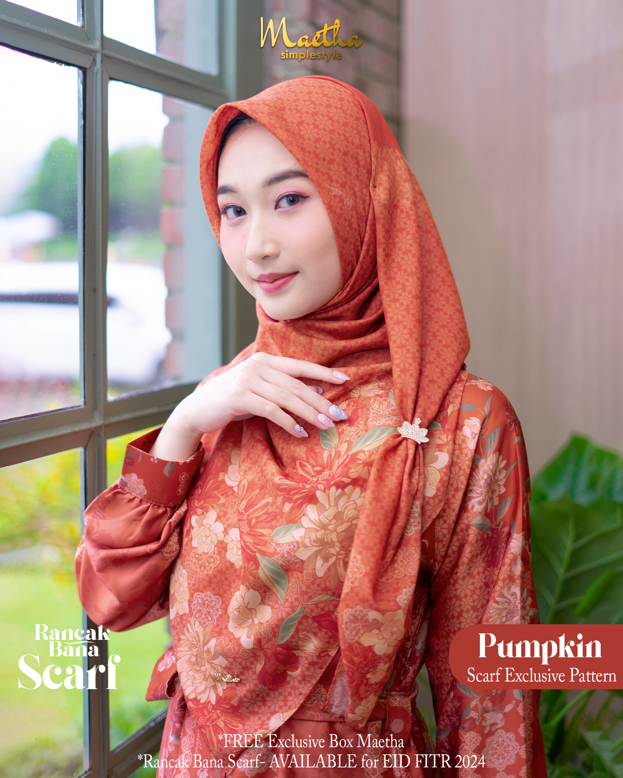 Rancak Bana Scarf Pumpkin