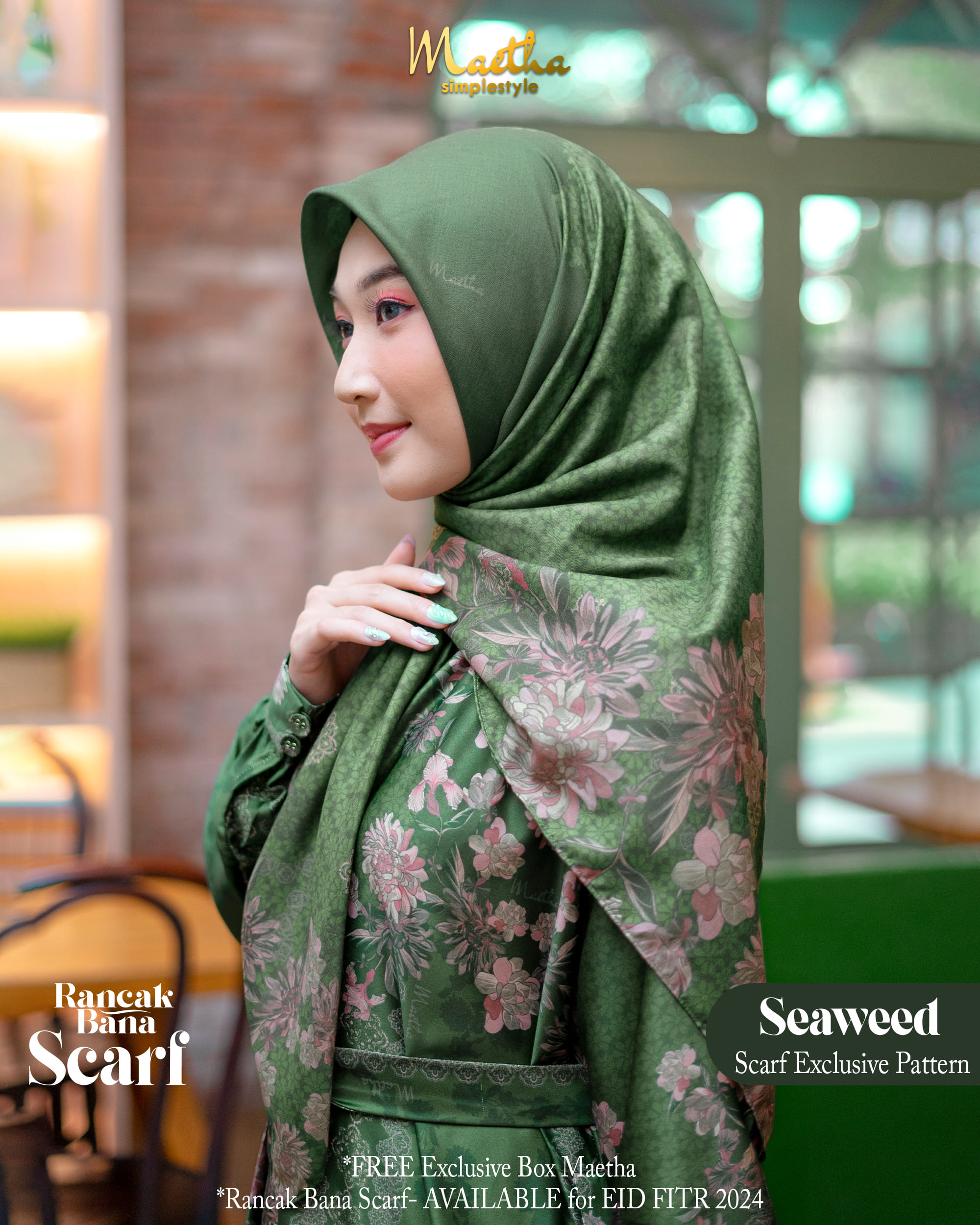 Rancak Bana Scarf Seaweed